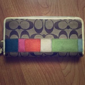 Coach Signature Envelope Wallet